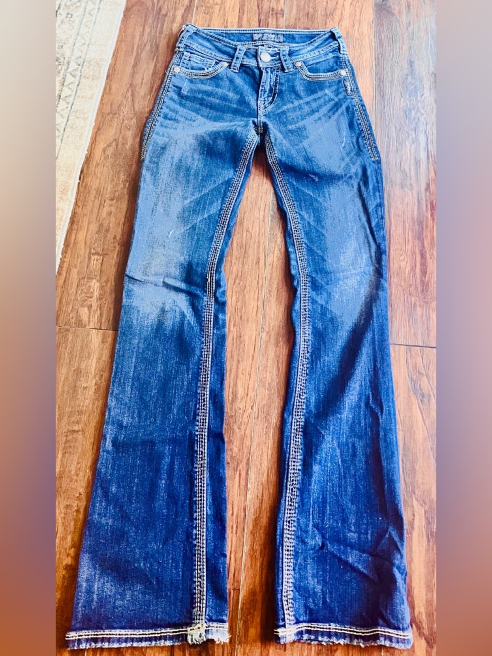 Silver Jeans Co. Women's Denim-Boot Cut.4line Stitching-American Vintage Style.